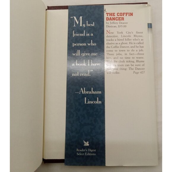 Reader's Digest Select Editions Vol 6 1998 HC 1st Ed w/ Dust Jacket NM - Picture 7 of 13